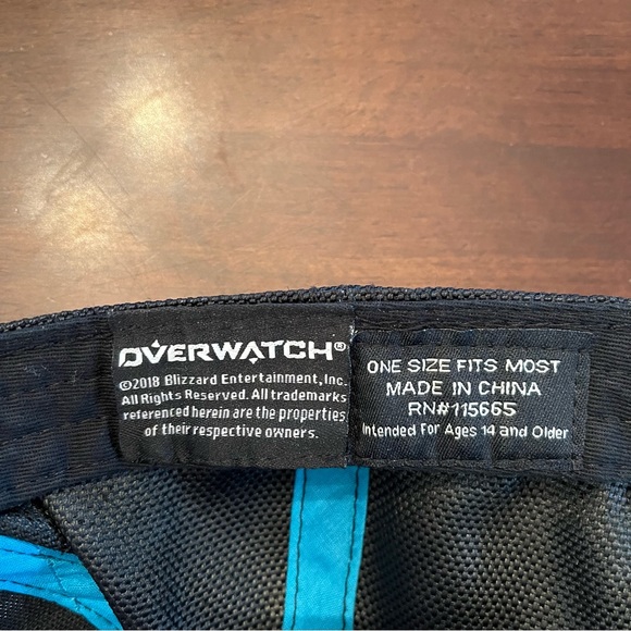 2018 Blizzard Overwatch Rubberweld, SnapBack baseball Cap - Picture 4 of 5